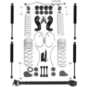 Rubicon Express 4.5/5.5" Sport Lift Kit with Geometry Correction Brackets and Twin Tube Shocks - JT7145T