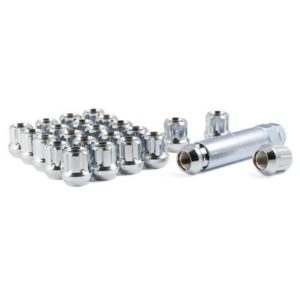Gorilla Automotive 24-Piece 14mmx1.50 Duplex Short Spline Lug Nut Kit (Chrome) - K6TOS-14150GR