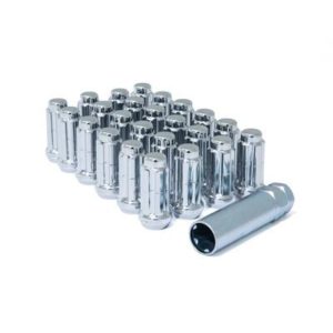 Gorilla Automotive 24-Piece 14mmx1.50 Spline Lug Nut Kit (Chrome) - K6TS-14150GR
