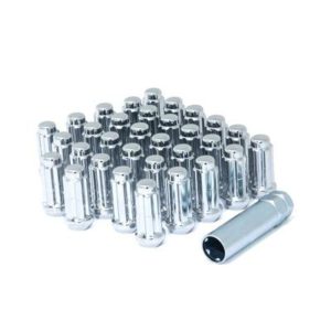 Gorilla Automotive 32-Piece 14mmx1.50 Duplex Spline Lug Nut Kit (Chrome) - K8TS-14150GR