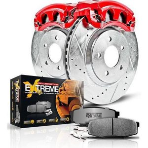 Power Stop Z36 Extreme Performance Truck & Tow 1-Click Brake Kit with Calipers (Natural) - KC2071-36