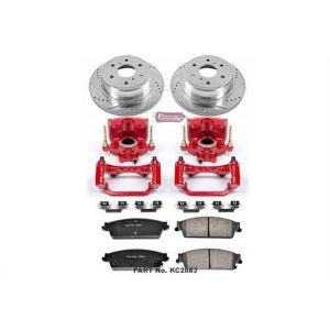Power Stop 1-Click Performance Brake Kit w/Calipers (Natural) - KC2069