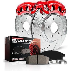 Power Stop 1-Click Performance Brake Kit w/Calipers (Natural) - KC449
