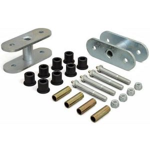 Daystar 0.5 Inch Lift Greasable Super Shackles - KJ61001BK