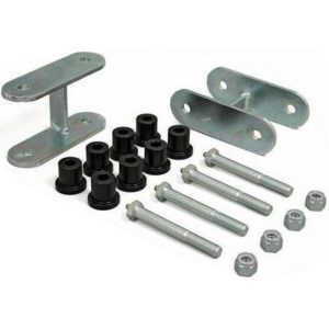 Daystar 0.5" Lift Greasable Super Shackles - KJ61005BK