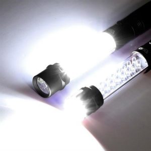 Smittybilt GB8 LED Glove Box Light-Black - L-1407BK