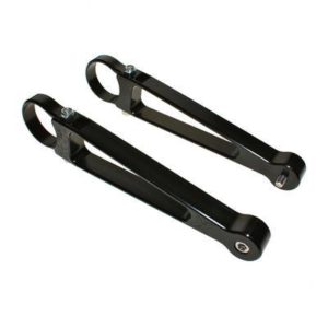 Axia Alloys Lowrance GPS Cage Mounts - 6.125" - Black Anodized - MODEXLOW-BK