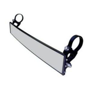 Axia Alloys 17 Inch Wide Panoramic Rearview Mirror with 1.5 Inch Mounts - Black - MODPRVM-BK