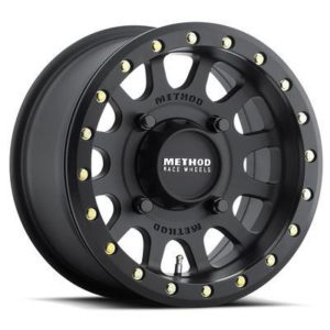 Method Race Wheels UTV Series 401 Beadlock, 15x6 with 4 on 156 Bolt Pattern - Black - MR40156046551B
