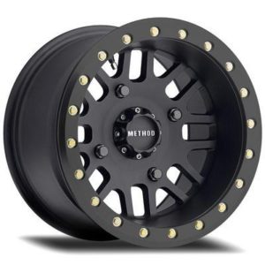 Method Race Wheels UTV Series 406 Beadlock, 14x10 with 4 on 156 Bolt Pattern - Black - MR40641046555B