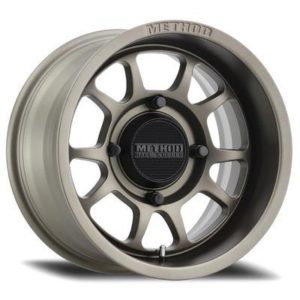 Method Race Wheels UTV Series 409 Bead Grip, 15x7 with 4 on 156 Bolt Pattern - Grey - MR40957046452