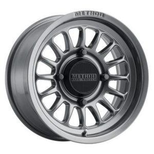 Method Race Wheels 411 UTV Bead Grip, 15x7 with 4 on 156 Bolt Pattern - Titanium - MR41157046852