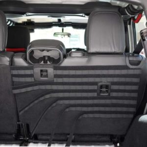 Bartact MOLLE Strips with Mil-Spec PALS Webbing and Velcro Hook and Loop - 20' (Black) - MS2-20BB