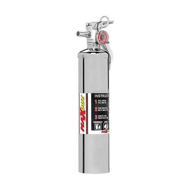 H3R Performance 2.5 lb. MaxOut Chrome Dry Chemical Fire Extinguisher - MX250C