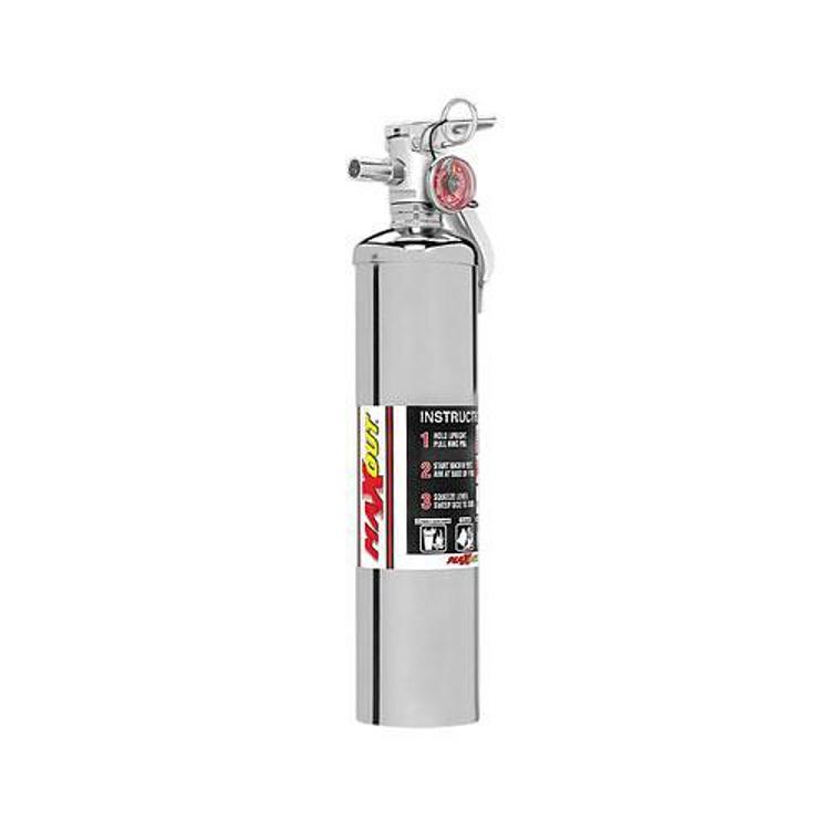 H3R Performance 2.5 lb. MaxOut Chrome Dry Chemical Fire Extinguisher - MX250C - Image 2