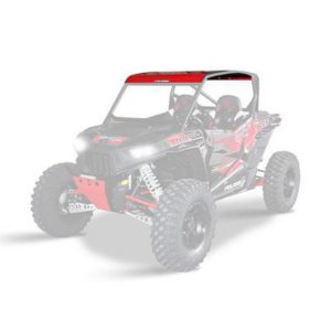 Pro Armor Asylum Aluminum Roof - 2 Seat - Black - P141295BL