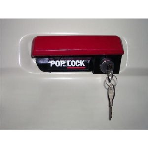 POP N lock Manual Tailgate Lock - Black with Plastic Handle - PL2310