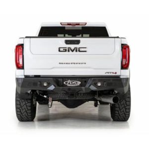 Addictive Desert Designs Bomber HD Rear Bumper with Sensor & Blind Spot Cut-Outs (Black) - R270021280103