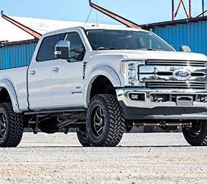 Rough Country Wheel to Wheel Nerf Step Bars (Black) - RCF17100CC