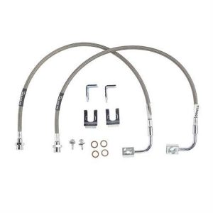 Rubicon Express 28 Inch Front Brake Line Set YJ