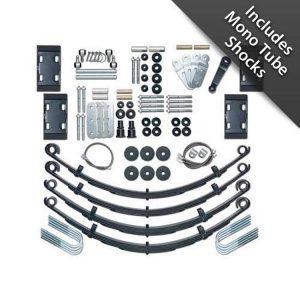 Rubicon Express 4.5 Inch Extreme-Duty Leaf Spring Lift Kit with Mono Tube Shocks - RE5525M