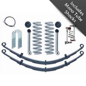 Rubicon Express 3.5 Inch Super-Flex Short Arm Lift Kit with Rear Leaf Springs and Mono Tube Shocks - RE6030M