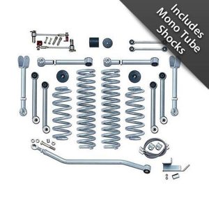 Rubicon Express 4.5 Inch Super-Flex Short Arm Lift Kit with Mono Tube Shocks - RE7000M