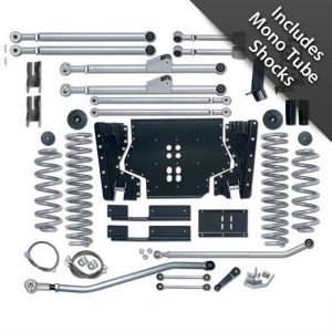 Rubicon Express 3.5 Inch Extreme-Duty Long Arm Lift Kit with Rear Track Bar with Mono Tube Shocks - RE7213M