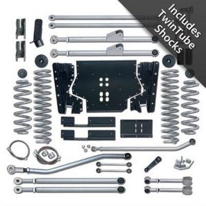Rubicon Express 3.5 Inch Extreme-Duty Long Arm Lift Kit with Rear Track Bar with Twin Tube Shocks - RE7223T