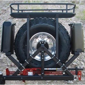 Rock Hard 4x4 Parts Rear Bumper/Tire Carrier Rock Rack - RH2004