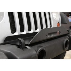 Rock Hard 4x4 Parts JK Factory Bumper Winch Plate (Black) - RH5010
