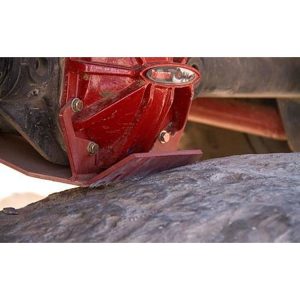 Rancho Rear Differential Glide Plate (Red Powdercoat) - RS6242