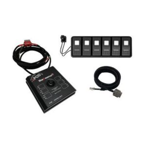 SPOD Modular SourceLT LED 6-Switch Panel with 36" Battery Cables (Blue) - SL-MOD-84-B