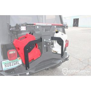 JcrOffroad RotoPax Mount for Adventure Tire Carrier (Black) - SWBARP-PC