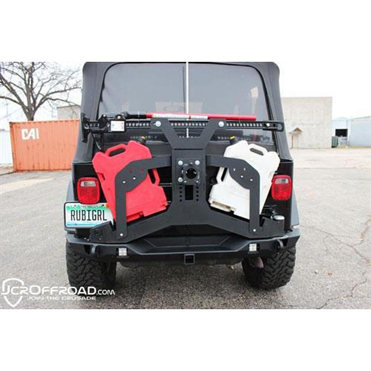 JcrOffroad RotoPax Mount for Adventure Tire Carrier (Black) - SWBARP-PC - Image 4