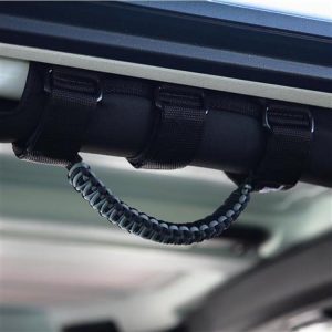 Bartact Paracord Grab Handle – Roll Bar (Gray) - TAOGHUPBG