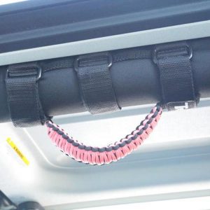 Bartact Paracord Grab Handle – Roll Bar (Pink) - TAOGHUPBP