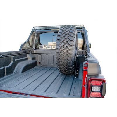 DV8 Offroad Stand Up in Bed Tire Carrier (Black) - TCGL-02 - Image 3