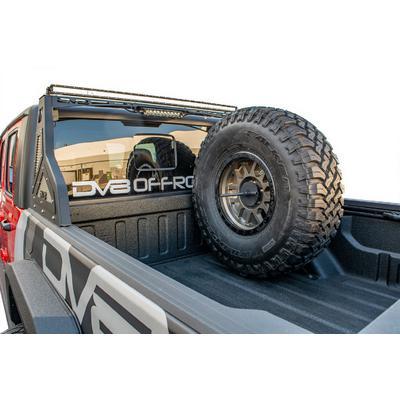 DV8 Offroad Stand Up in Bed Tire Carrier (Black) - TCGL-02 - Image 5