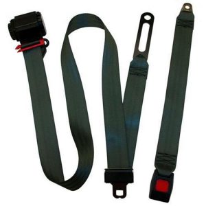 Beams Tri-Lock Front Seat Belt in Military Green (Olive Drab) - TRIYJ9295F-52