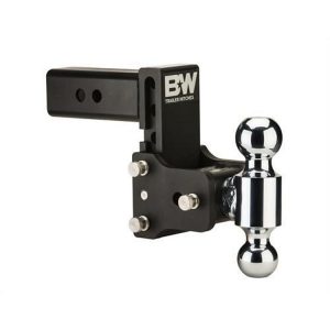 B&W Trailer Hitches Tow & Stow 2.5 Inch Receiver Hitch (Black) - TS20037B