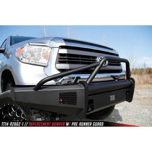 Fab Fours Elite Front Bumper with Pre-Runner Guard (Black) - TT14-R2862-1