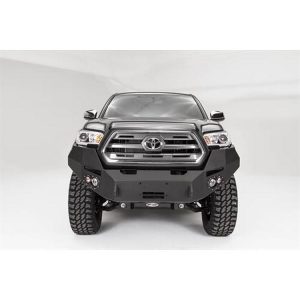 Fab Fours Winch Front Bumper with No Guard in Black Powdercoat (Black) - TT16-B3651-1