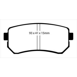 EBC Brakes Ultimax OEM Replacement Brake Pads - UD1157