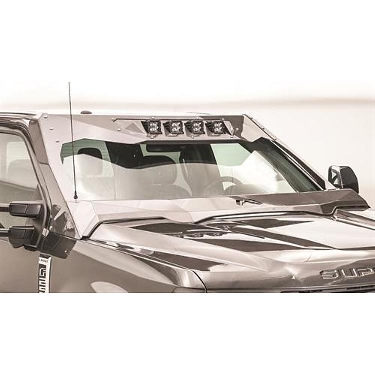 Fab Fours Truck ViCowl (Bare Steel) - VC4100-B - Image 3