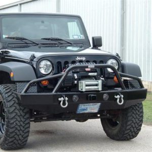 Ranch Hand Sport Winch Plate (Black) - WPJ071BL1