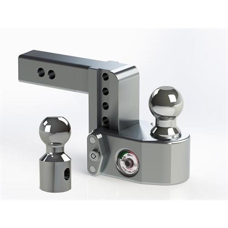 Weigh Safe WS4-2 Adjustable Ball Mount with 4 Drop and 2 Shank 