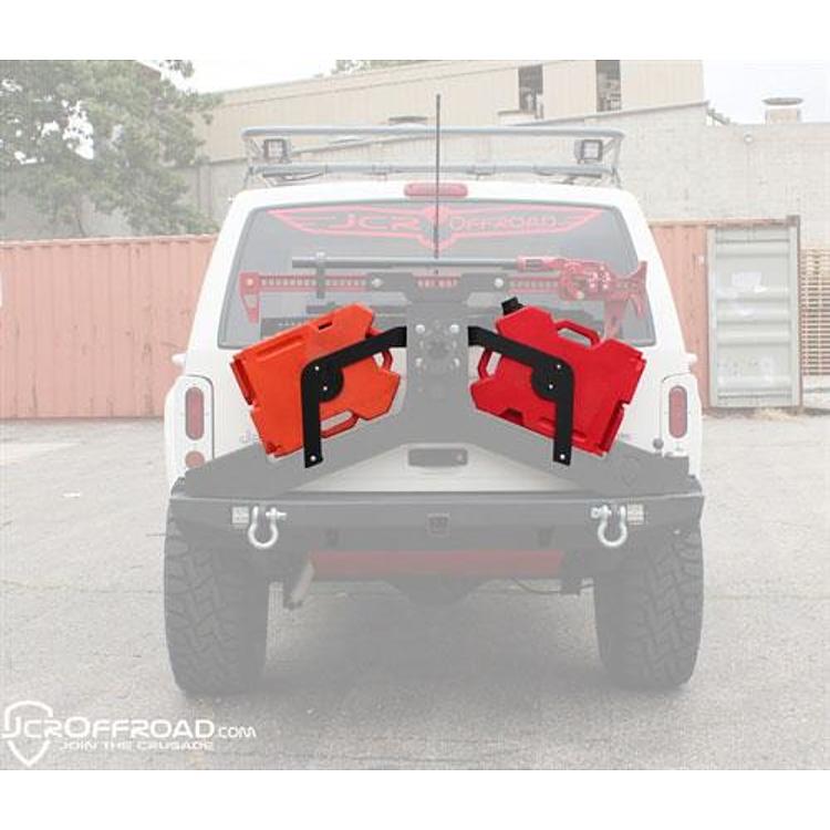 JcrOffroad RotoPax Mount for Adventure Tire Carrier (Black) - XJARP-PC