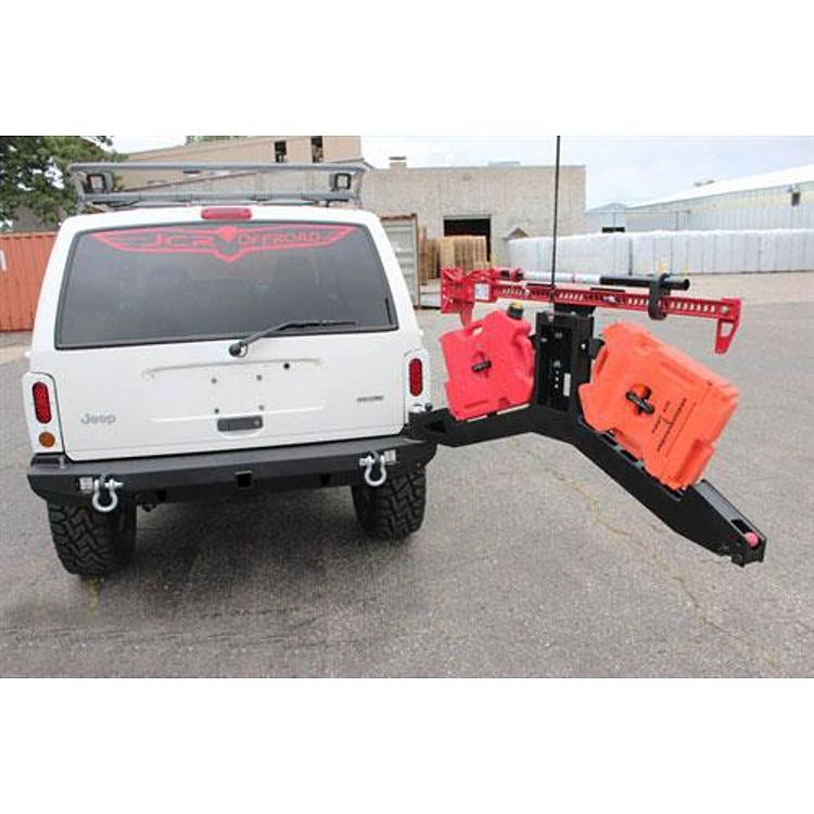 JcrOffroad RotoPax Mount for Adventure Tire Carrier (Black) - XJARP-PC - Image 3